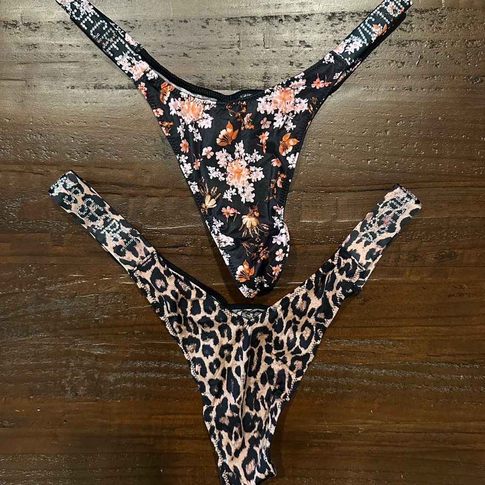 Victoria's Secret Satin Cheeky & Thong Panty Bundle ❤️🪩 - Picture 5 of 13